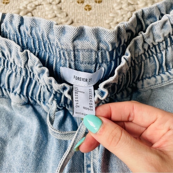 NEW High Rise Pinch Waist 90s Baggy Jeans - Picture 7 of 7